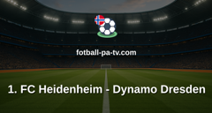 Bundesliga 2: 1. FC Heidenheim - Dynamo Dresden