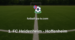Bundesliga: 1. FC Heidenheim - Hoffenheim