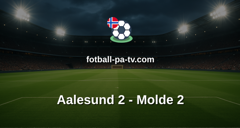 Norsk Tipping-ligaen: Aalesund 2 - Molde 2