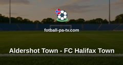 National League: Aldershot Town - FC Halifax Town