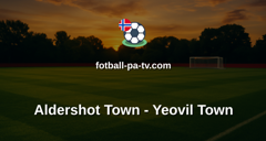 National League: Aldershot Town - Yeovil Town