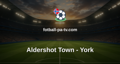 National League: Aldershot Town - York