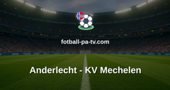Belgian Pro League: Anderlecht - KV Mechelen