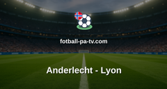 Europa League: Anderlecht - Lyon
