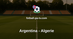 Fotball-VM: Argentina - Algerie