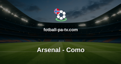 Treningskamp: Arsenal - Como