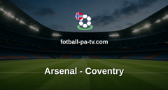 Premier League: Arsenal - Coventry