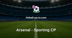 Champions League: Arsenal - Sporting CP