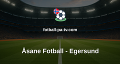 OBOS-ligaen: Åsane Fotball - Egersund