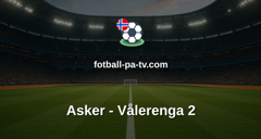 Norsk Tipping-ligaen: Asker - Vålerenga 2