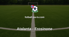 Serie A: Atalanta - Frosinone
