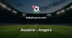 Ligue 1: Auxerre - Angers