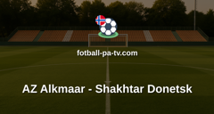 UEFA Conference League: AZ Alkmaar - Shakhtar Donetsk