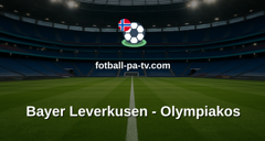 Champions League: Bayer Leverkusen - Olympiakos