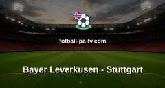 Bundesliga: Bayer Leverkusen - Stuttgart