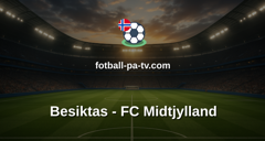 Europa League: Besiktas - FC Midtjylland