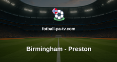 Championship: Birmingham - Preston
