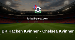 Womens Champions League: BK Häcken Kvinner - Chelsea Kvinner
