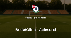 Eliteserien: Bodø/Glimt - Aalesund