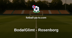 Eliteserien: Bodø/Glimt - Rosenborg