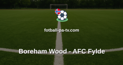 National League: Boreham Wood - AFC Fylde