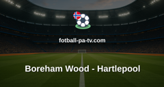 National League: Boreham Wood - Hartlepool