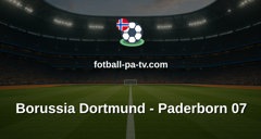 Bundesliga: Borussia Dortmund - Paderborn 07