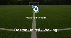 National League: Boston United - Woking