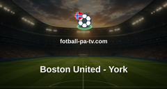 National League: Boston United - York