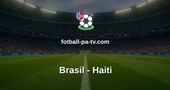 Fotball-VM: Brasil - Haiti