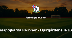 Damallsvenskan: Brommapojkarna Kvinner - Djurgårdens IF Kvinner