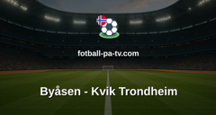 Norsk Tipping-ligaen: Byåsen - Kvik Trondheim