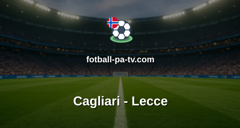Serie A: Cagliari - Lecce
