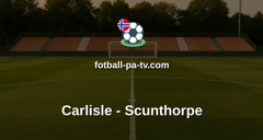 National League: Carlisle - Scunthorpe