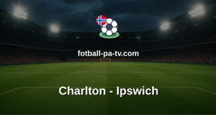 Championship: Charlton - Ipswich