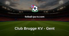 Belgian Pro League: Club Brugge KV - Gent