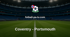 Championship: Coventry - Portsmouth