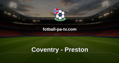 Championship: Coventry - Preston