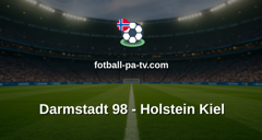 Bundesliga 2: Darmstadt 98 - Holstein Kiel