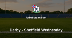 Championship: Derby - Sheffield Wednesday