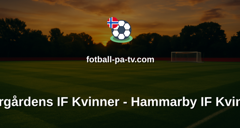 Damallsvenskan: Djurgårdens IF Kvinner - Hammarby IF Kvinner