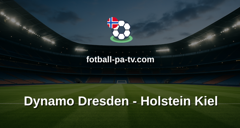 Bundesliga 2: Dynamo Dresden - Holstein Kiel