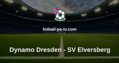 Bundesliga 2: Dynamo Dresden - SV Elversberg