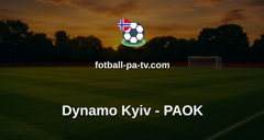 Europa League: Dynamo Kyiv - PAOK