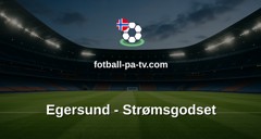 OBOS-ligaen: Egersund - Strømsgodset