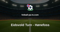 PostNord-ligaen: Eidsvold Turn - Hønefoss