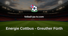 Bundesliga 2: Energie Cottbus - Greuther Fürth