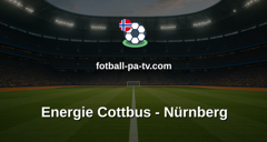 Bundesliga 2: Energie Cottbus - Nürnberg