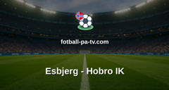NordicBet Liga - 1. divisjon Danmark : Esbjerg - Hobro IK