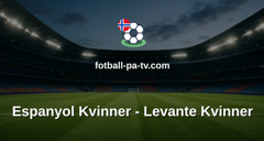 Primera División Femenina: Espanyol Kvinner - Levante Kvinner